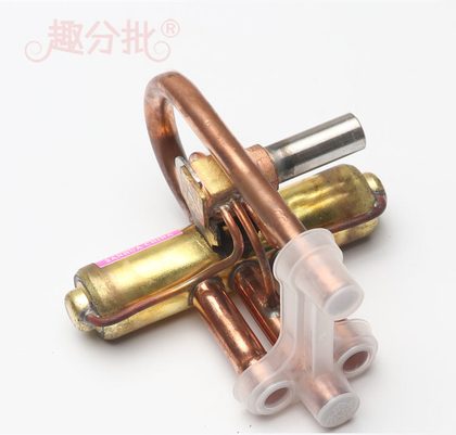 1匹/P空气能热水器四通阀空调换向阀含线圈